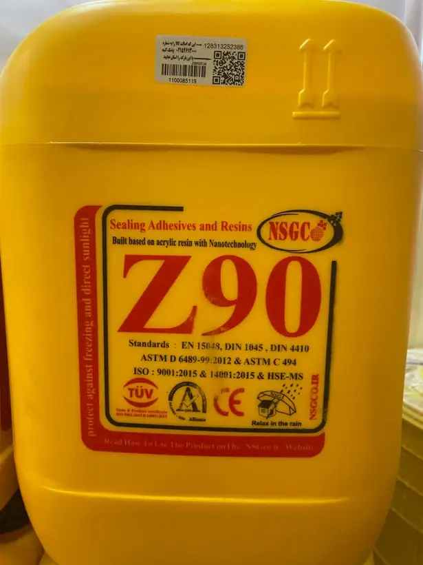 چسب آب بندی نانو Z90 گالن ۲۰ لیتری
